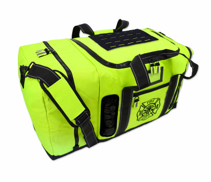 Quad Vent Step-In Turnout Gear Bag – Hi-Vis Fluorescent Yellow