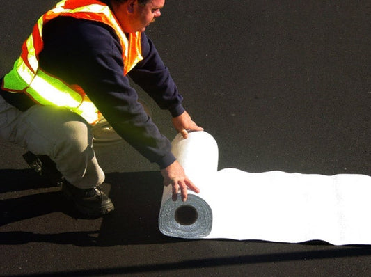 Ennis Flint / PPG Preformed Thermoplastic 24 Inch White Line Roll XF125 Q20' (24" x 20')
