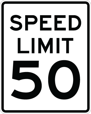 Speed Limit - R2-1 - 24" x 30"